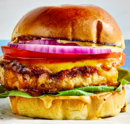 CHEESE CHICKEN BURGER